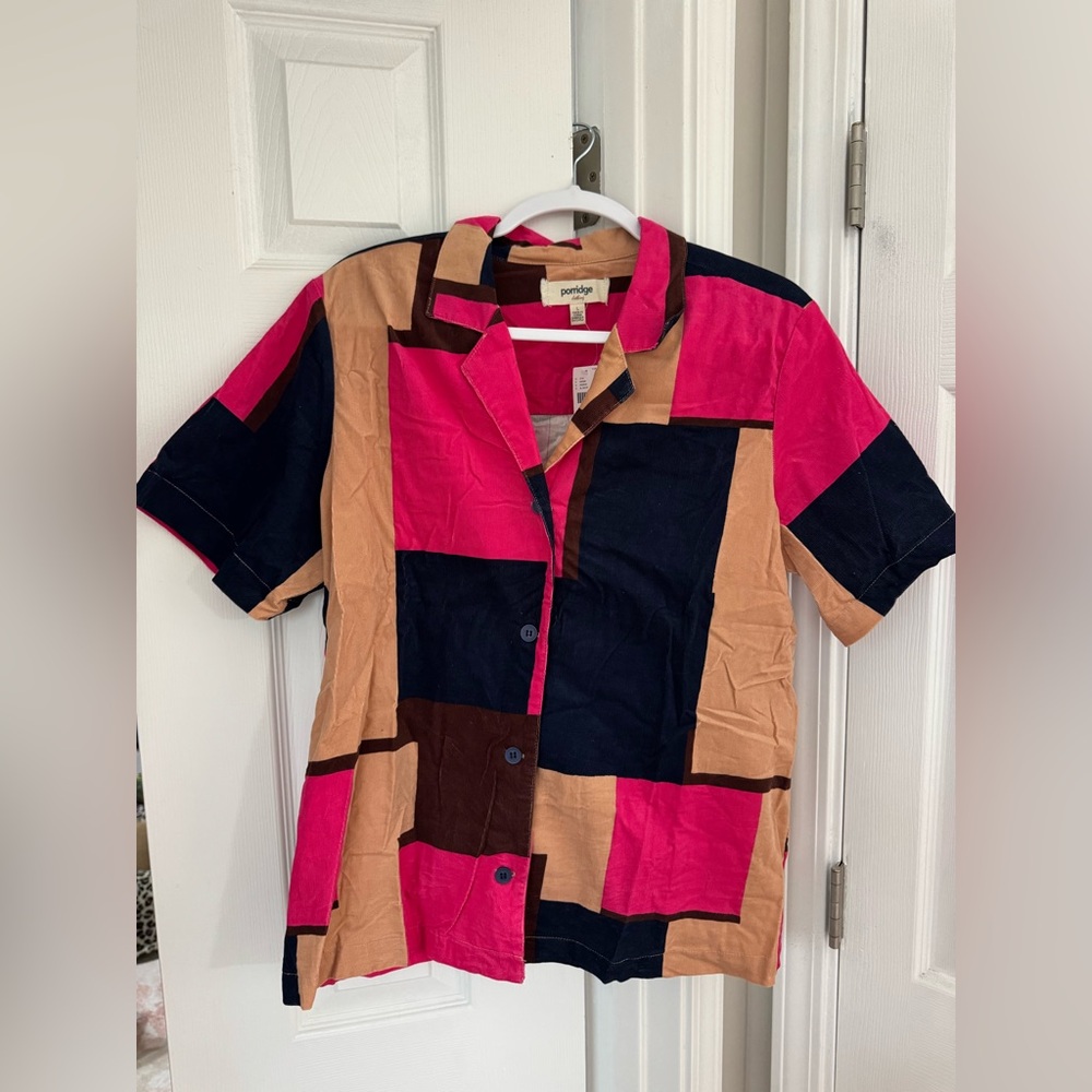NWT Anthropologie Porridge Corduroy Shirt